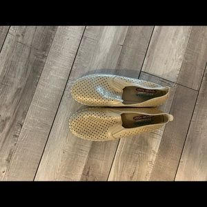 Skechers gold shoes worn twice!